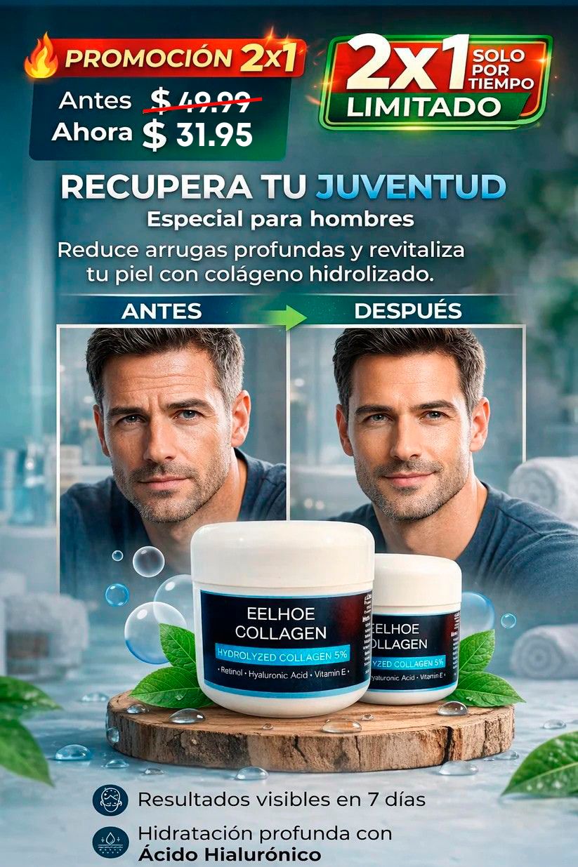 Crema anti arrugas 2x1 para Hombres