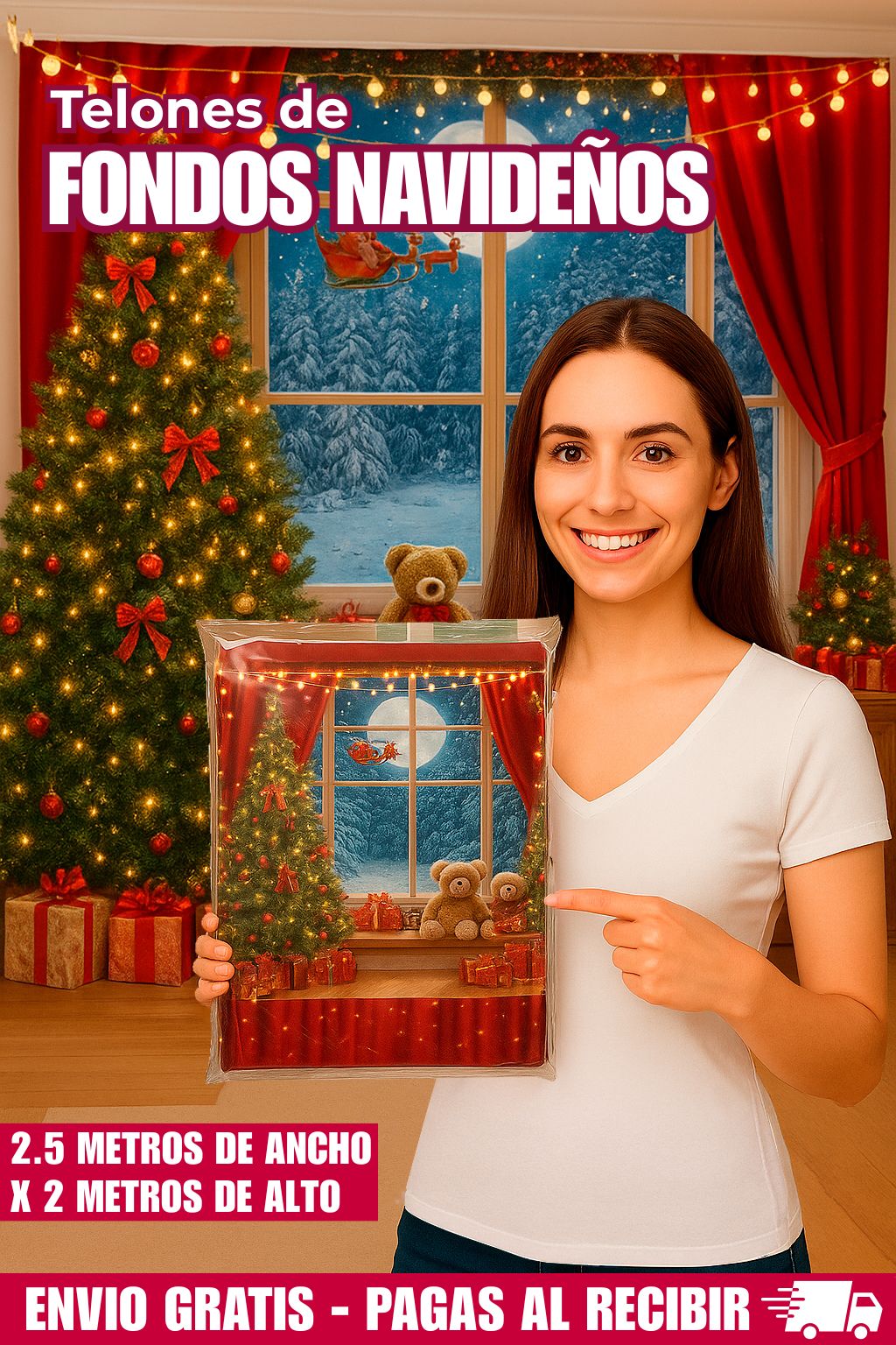 Telones de Fondos Navideños Premium